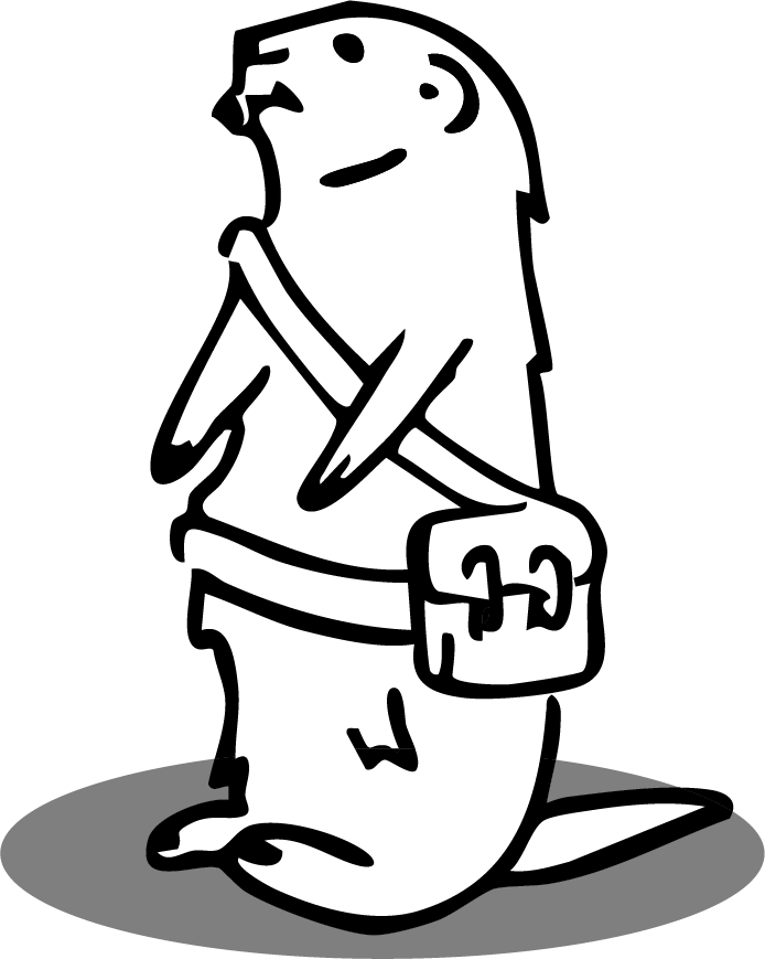 Murmeltier Illustration
